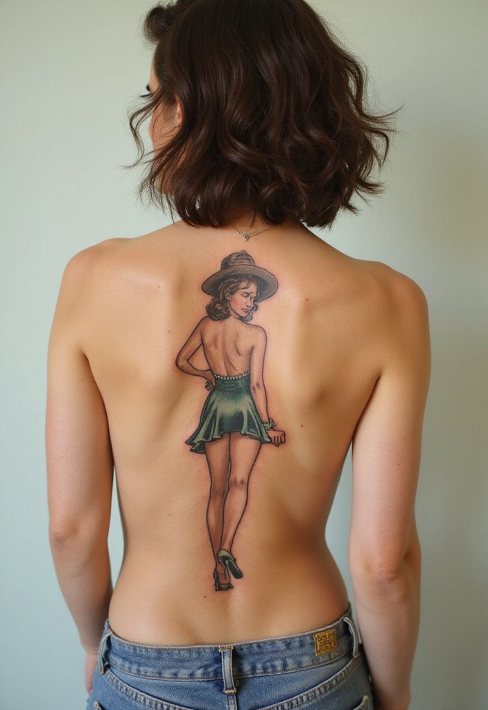 28 Lower Back Tattoos for Women That Are Bold and Beautiful! - 9. Vintage-Inspired