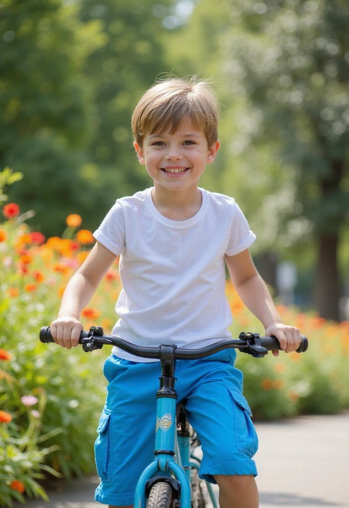 28 Primary Play Outfits That Pop With Bold, Happy Color - 7. Vibrant Blue Cargo Shorts
