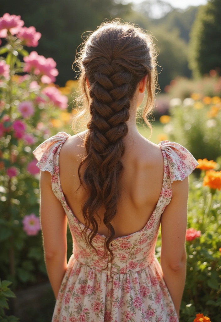 28 Quick and Easy Hairstyles for Long Hair Perfect for Busy Days! - 12. Elegant Waterfall Braid