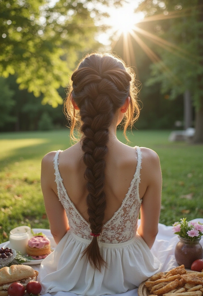 28 Quick and Easy Hairstyles for Long Hair Perfect for Busy Days! - 9. Quick Fishtail Braid