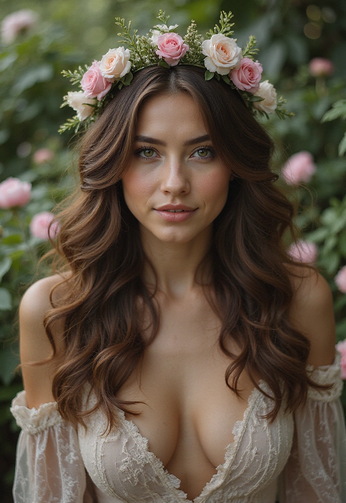 28 Sea Witchery Hairstyles That Channel the Ocean’s Dark Magic - 18. Mystic Wave Crown