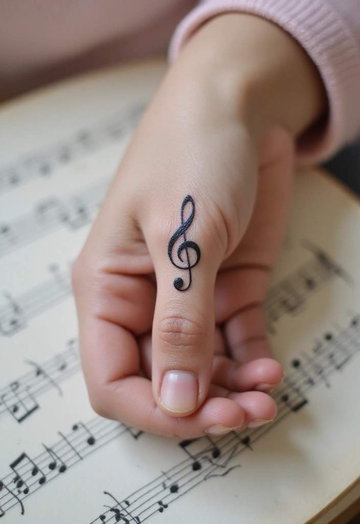 28 Small Hand Tattoos That Will Make You Want One Right Now! - 11. Music Notes and Symbols