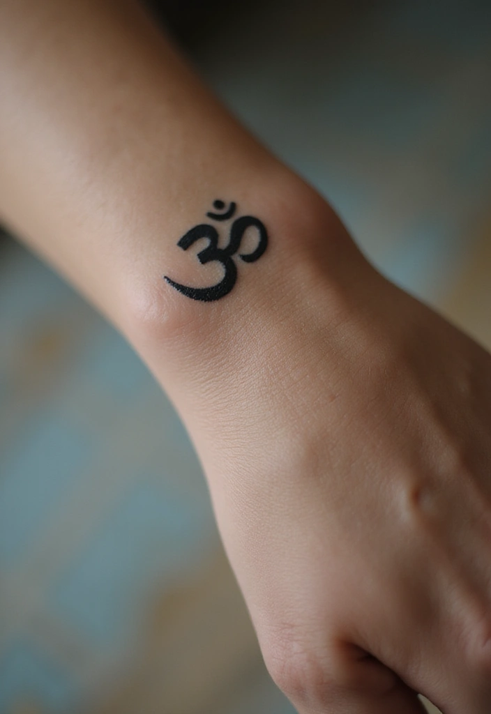 28 Small Hand Tattoos That Will Make You Want One Right Now! - 14. Spiritual Symbols