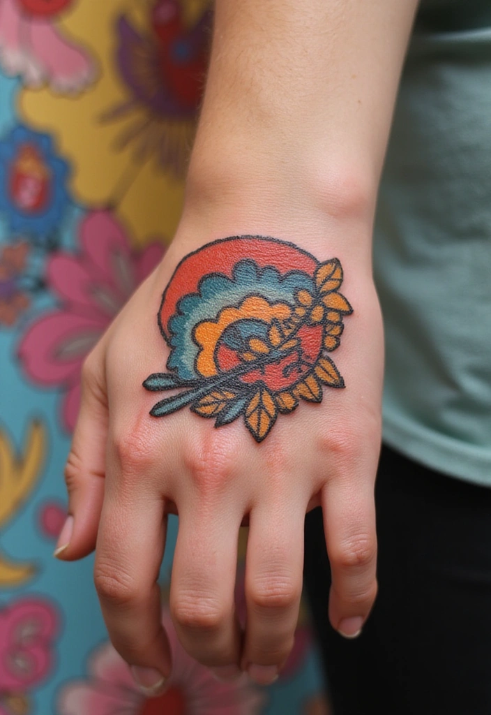 28 Small Hand Tattoos That Will Make You Want One Right Now! - 20. Retro-Inspired Tattoos