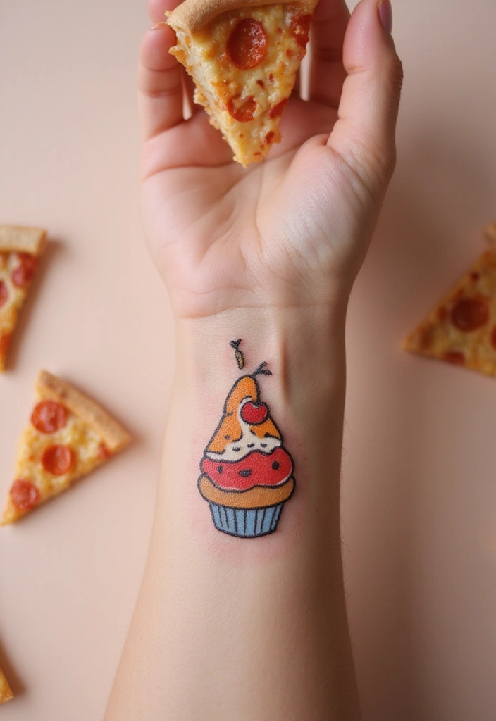 28 Small Hand Tattoos That Will Make You Want One Right Now! - 23. Food-Inspired Tattoos