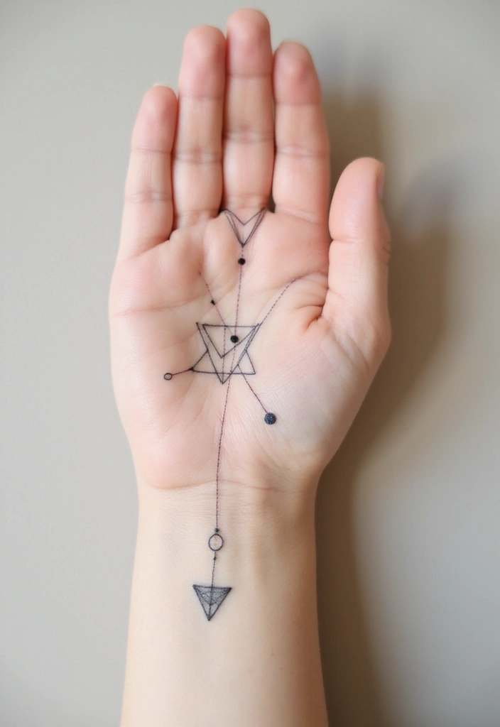28 Small Hand Tattoos That Will Make You Want One Right Now! - 5. Geometric Patterns