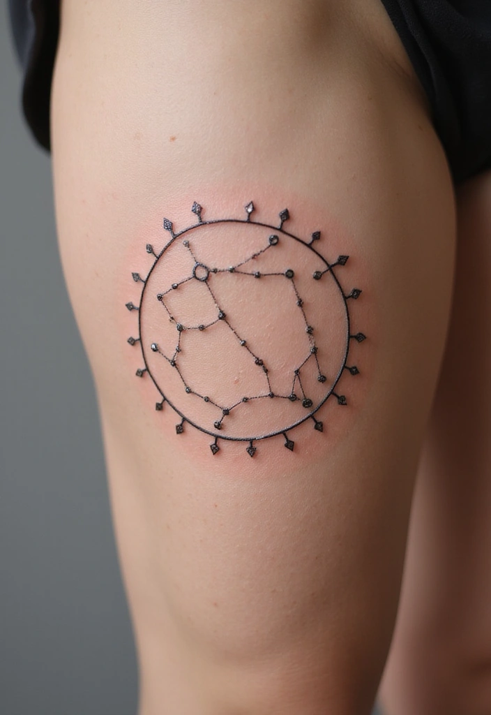 28 Thigh Tattoo Ideas for Women That Will Make You Want to Get Inked Right Now! - 14. Personal Symbols
