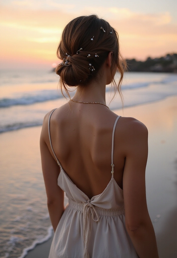 28 Trendy Summer Hairstyles Perfect for Your Next Beach Getaway! - 6. Twisted Low Bun