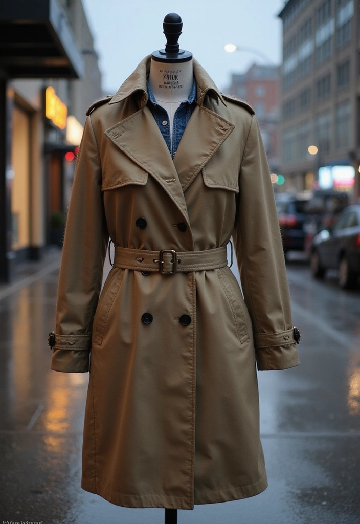 28 Vintage Outfits That Will Make You the Star of Any Retro Party! - 19. The Vintage Trench Coat: Effortless Elegance