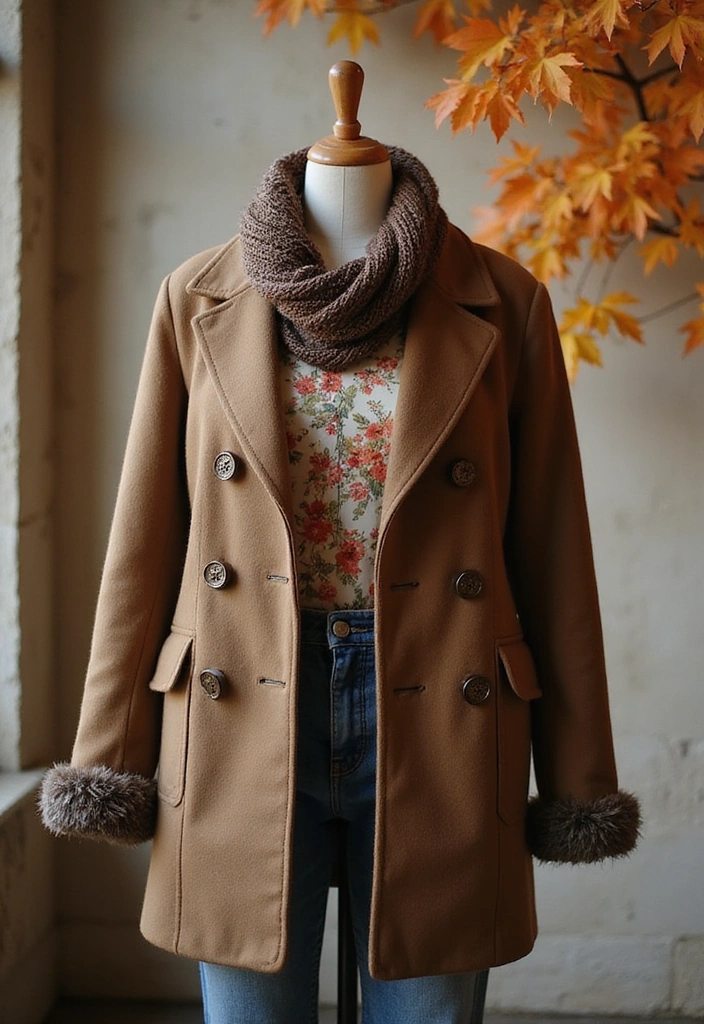 28 Vintage Outfits That Will Make You the Star of Any Retro Party! - 21. The Vintage Peacoat: Timeless Outerwear
