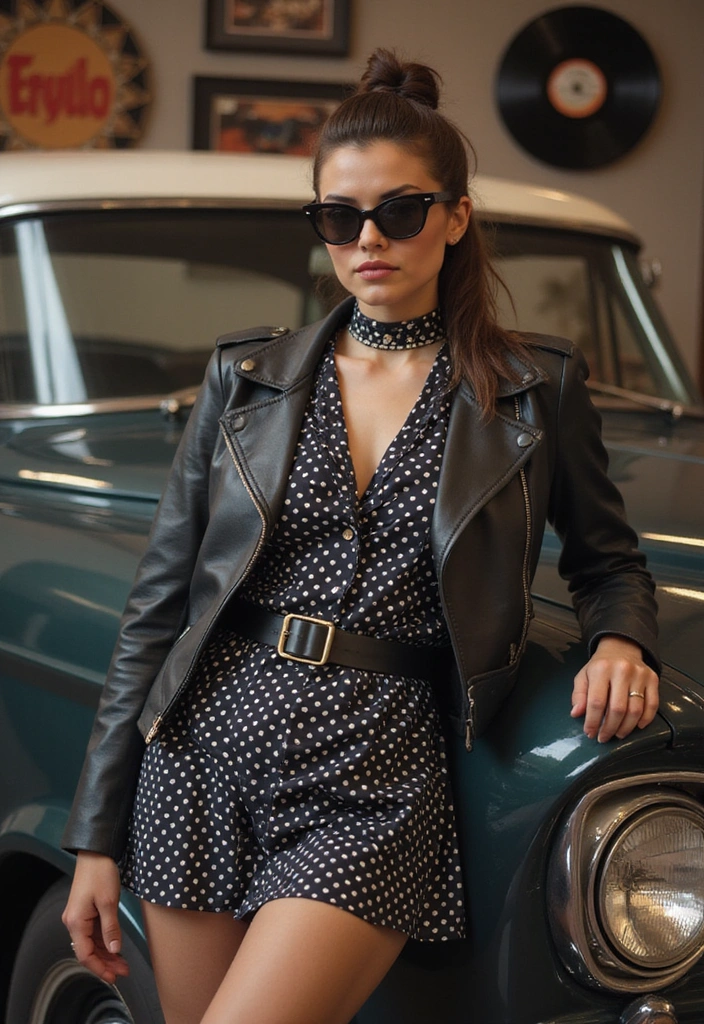 28 Vintage Outfits That Will Make You the Star of Any Retro Party! - 5. The Rockabilly Look: Edgy and Fun