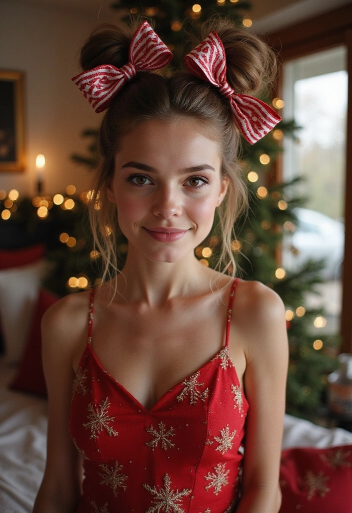29 Chaos Cakes Hairstyles That Bring the Sweet, the Whimsy, the Wild - 28. Candy Cane Twist