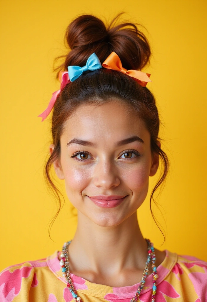 29 Chaos Cakes Hairstyles That Bring the Sweet, the Whimsy, the Wild - 8. Cupcake Bun
