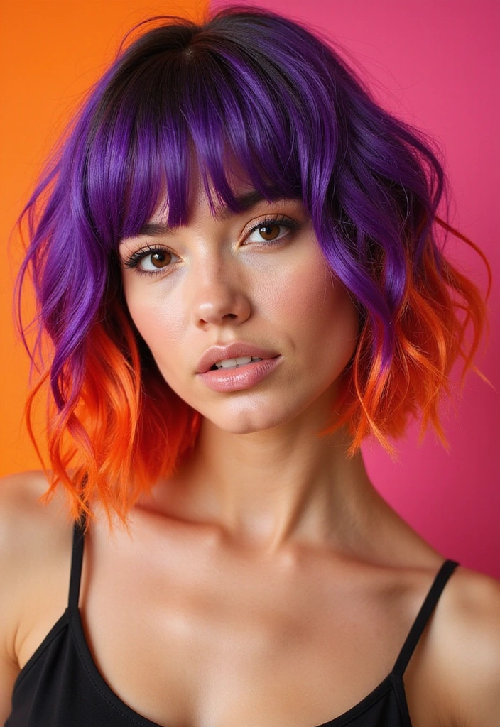 29 Rebel Floats Hair Trends for Rule Breakers & Vibe Makers - 18. Bold Color Block