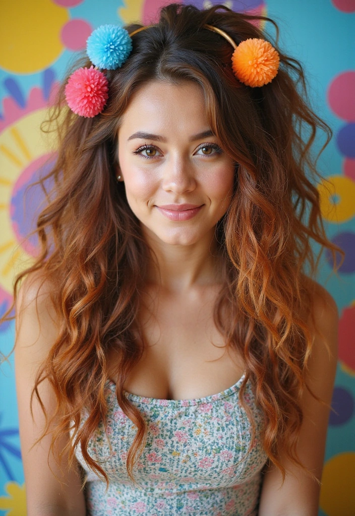 29 Rebel Floats Hair Trends for Rule Breakers & Vibe Makers - 19. Funky Hair Accessories