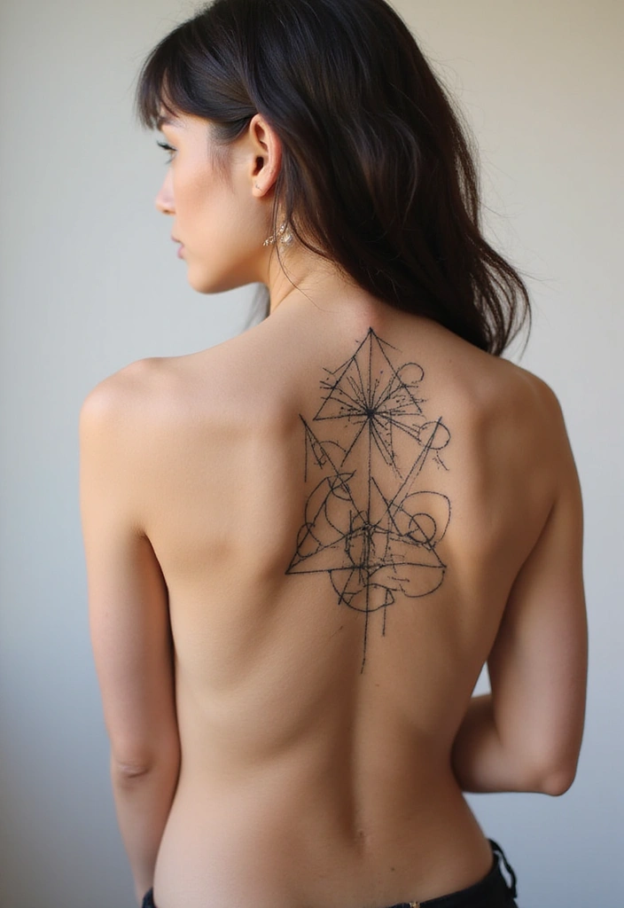 30 Artistic Tattoo Ideas for Women That Hold Deep Meaning (Prepare to Be Inspired by #14!) - 2. Geometric Shapes