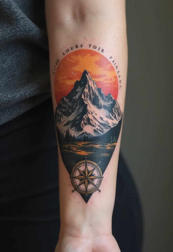 30 Artistic Tattoo Ideas for Women That Hold Deep Meaning (Prepare to Be Inspired by #14!) - 23. Adventure and Exploration