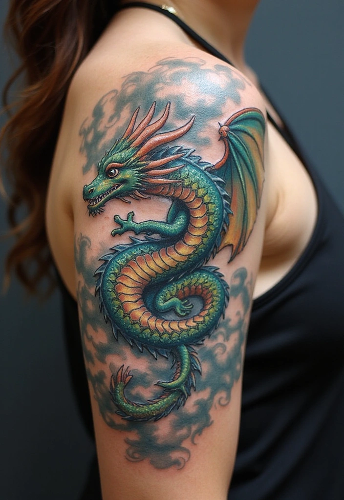 30 Artistic Tattoo Ideas for Women That Hold Deep Meaning (Prepare to Be Inspired by #14!) - 24. Fantasy Realms