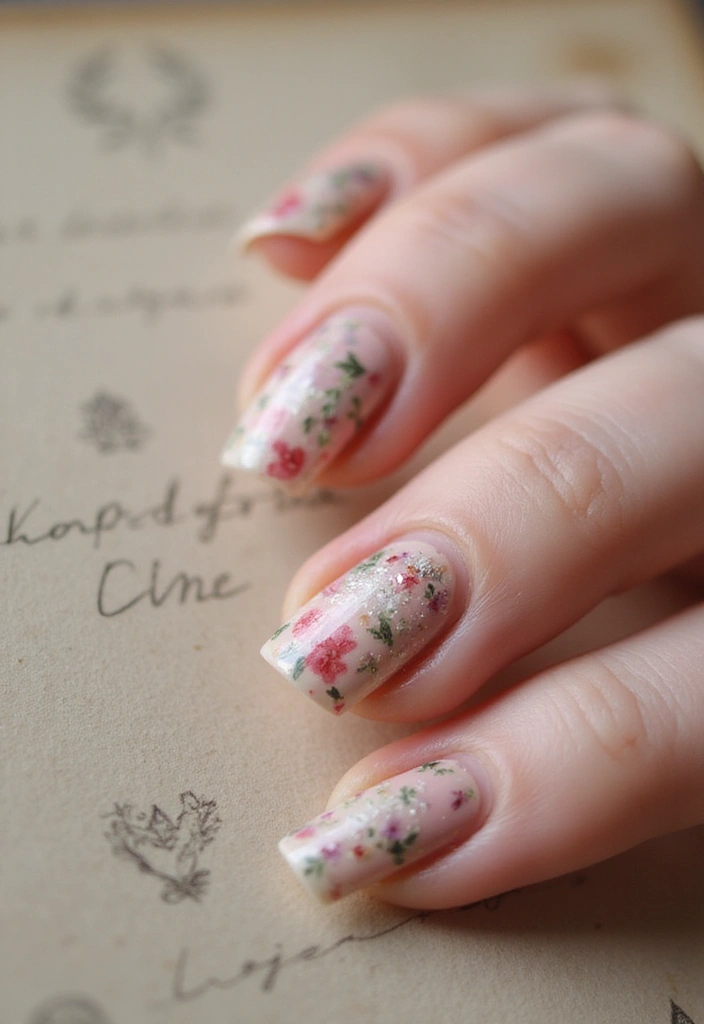 30 Aura Nail Styles That Will Leave You Feeling Radiant! - 12. Vintage Vibes
