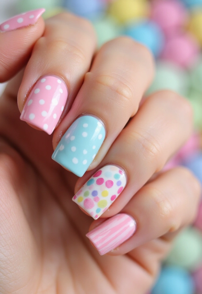 30 Aura Nail Styles That Will Leave You Feeling Radiant! - 19. Candy Coated