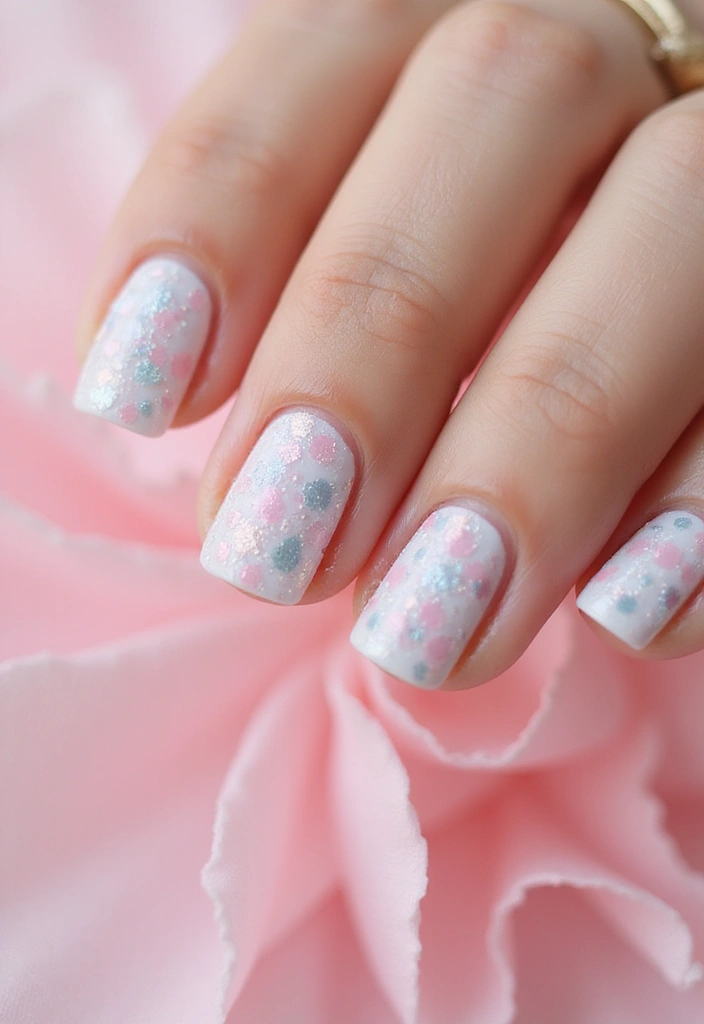 30 Aura Nail Styles That Will Leave You Feeling Radiant! - 21. Whimsical Water Drops