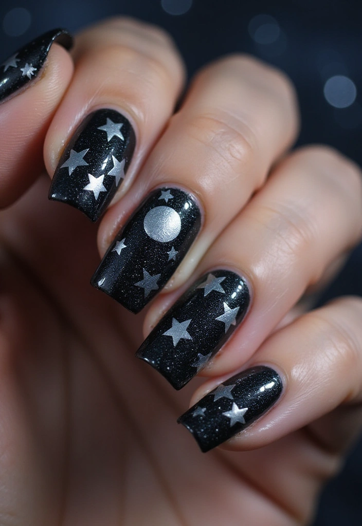 30 Aura Nail Styles That Will Leave You Feeling Radiant! - 3. Celestial Dreams