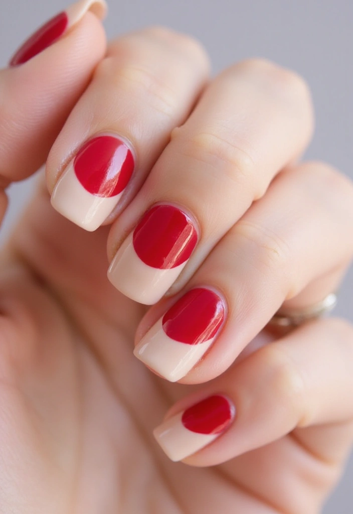 30 Cherry Coded Nail Inspo That’s Juicy, Glossy, and Playful - 14. Cherry French Tips