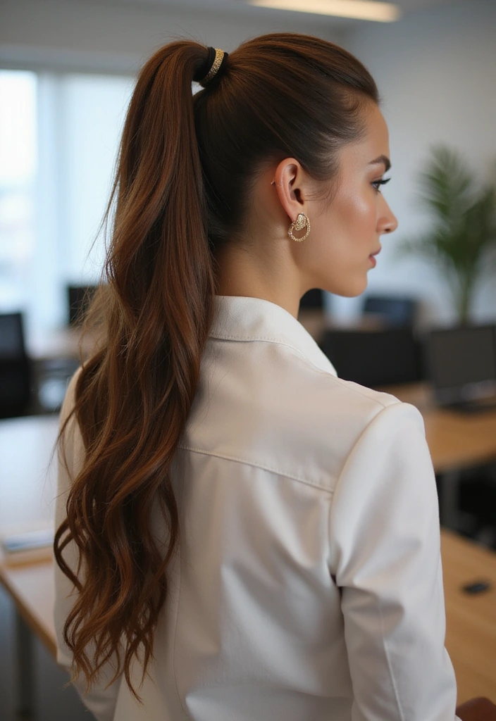 30 Hair Trends: Hairstyles for Women Over 30 That Will Elevate Your Beauty Game! - 13. The High Ponytail