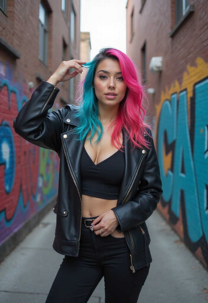 30 Trendy Hairstyles That Look Fabulous and Are Super Simple (Watch Out for #10!) - 20. Bold Colorful Highlights