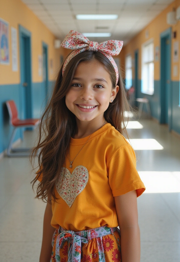 30 Youthful and Stylish Hairstyles for School That Are Super Easy! - 15. Charming Headband Look