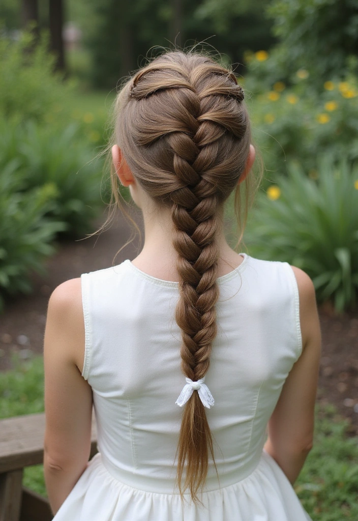 30 Youthful and Stylish Hairstyles for School That Are Super Easy! - 20. Romantic Fishtail Braid