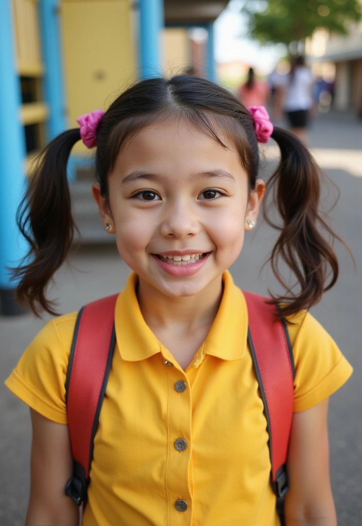 30 Youthful and Stylish Hairstyles for School That Are Super Easy! - 4. Playful Pigtails