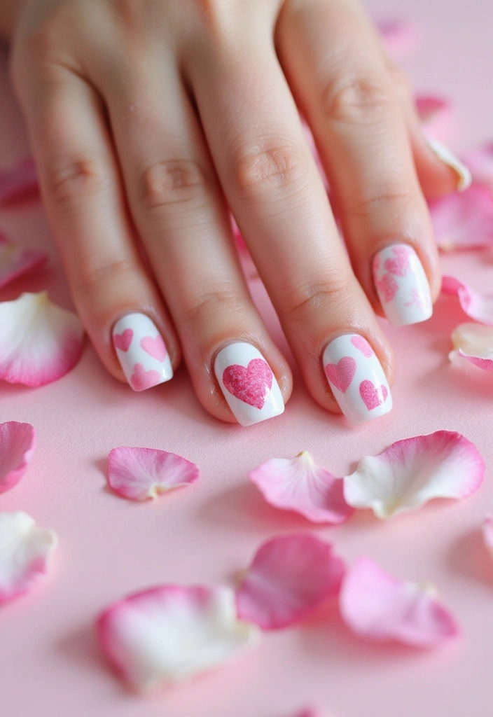 32 Trendy Spring Nails for 2025 That Will Transform Your Look Instantly! - 14. Sweet Hearts