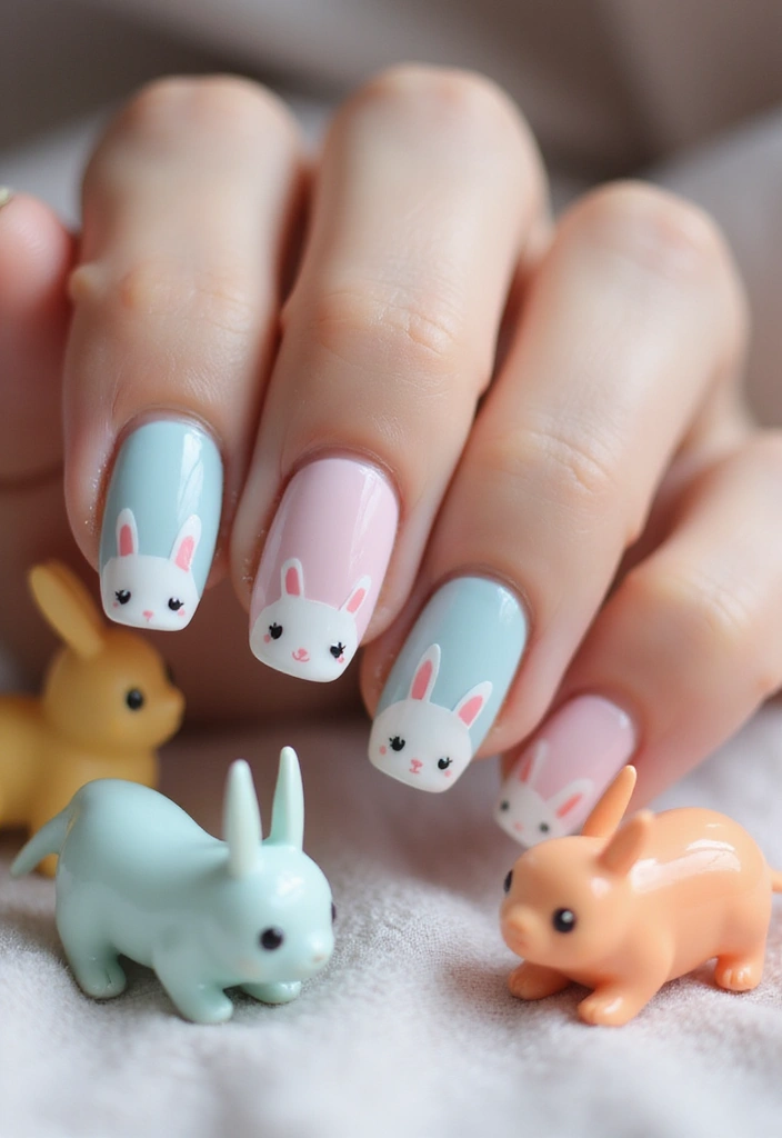 32 Trendy Spring Nails for 2025 That Will Transform Your Look Instantly! - 17. Whimsical Animals
