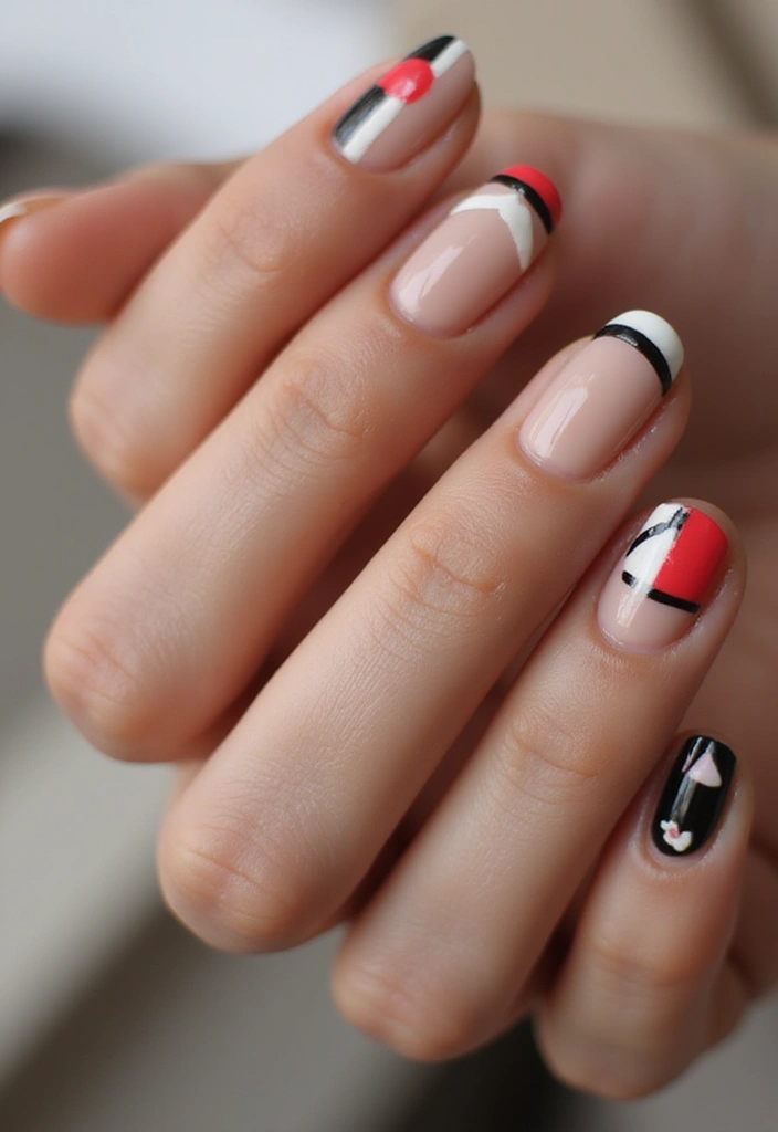 32 Trendy Spring Nails for 2025 That Will Transform Your Look Instantly! - 25. Simple Lines