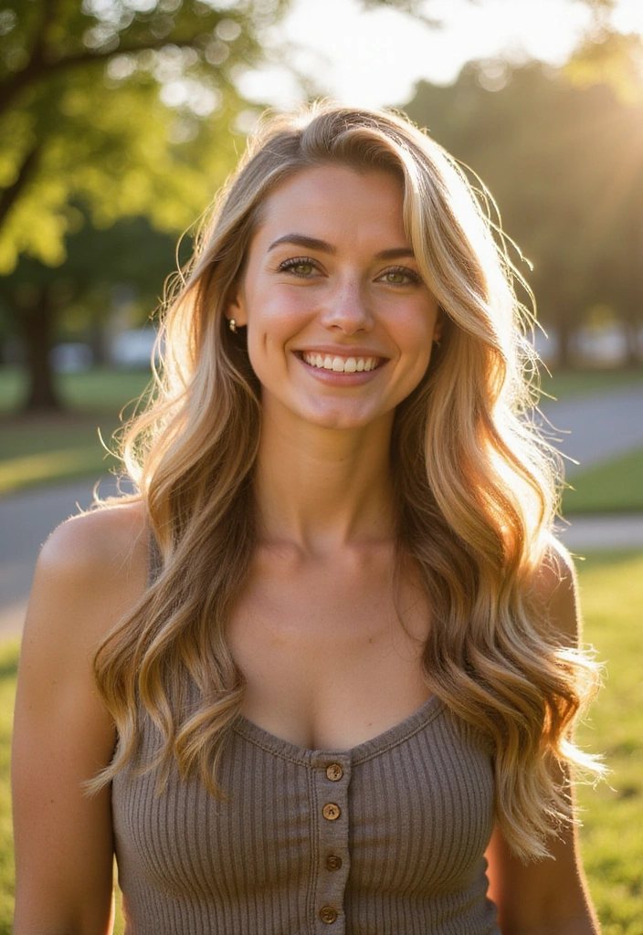 Stunning Hairstyles for Women Over 40: Transform Your Look Today! - 11. Half-Up, Half-Down Styles