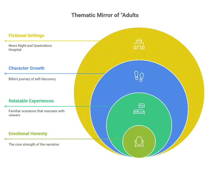 Concentric circles graphic showing workplace relationships and emotional closeness.
