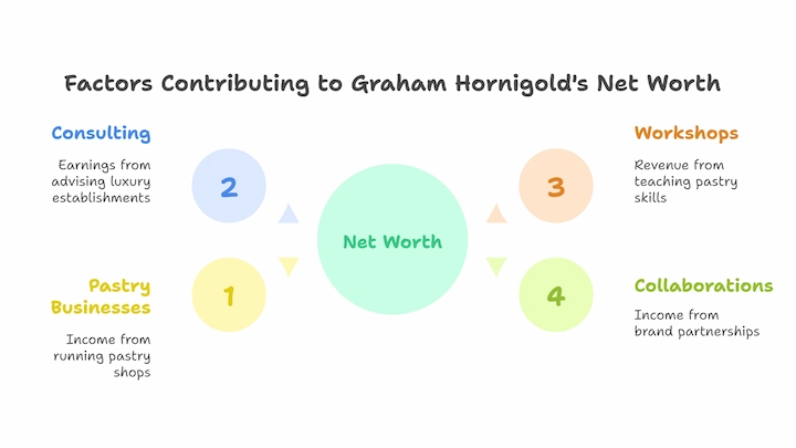 Justin Posey’s Net Worth and Earnings infographic showing income sources like coaching and sponsorships