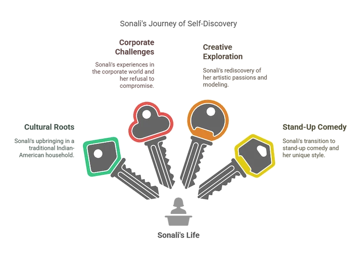 Infographic showing keys labeled with personality traits and emotional intelligence.