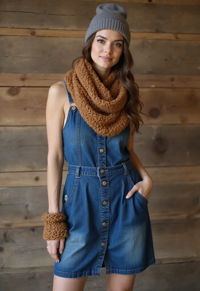 25 Casual Winter Dresses You Can Actually Wear Daily - 4. Eco-Friendly Denim Dress