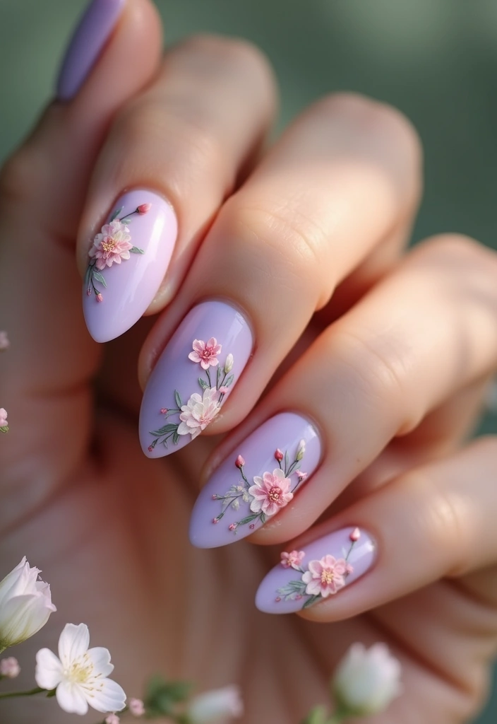 25 Classy Nail Art Designs That Look Expensive (But Aren’t) - 15. Nature-Inspired Designs