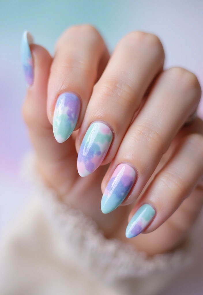 25 Classy Nail Art Designs That Look Expensive (But Aren’t) - 19. Watercolor Effect