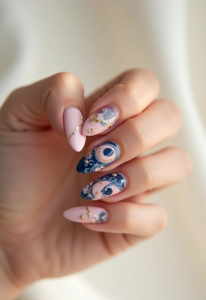 25 Classy Nail Art Designs That Look Expensive (But Aren’t) - 23. Elegant Swirls