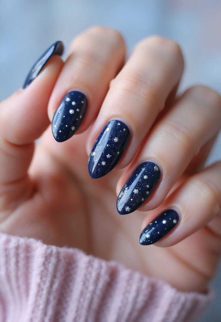 25 Classy Nail Art Designs That Look Expensive (But Aren’t) - 24. Twinkling Stardust