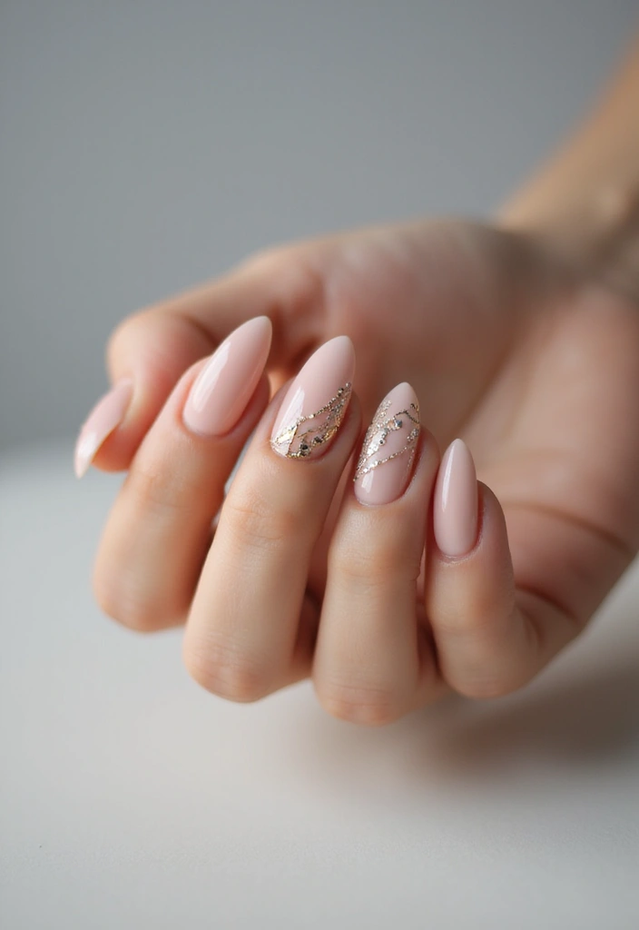 25 Minimalist Nail Trends That Make a Big Impact in 2025 - 15. Metallic Accents