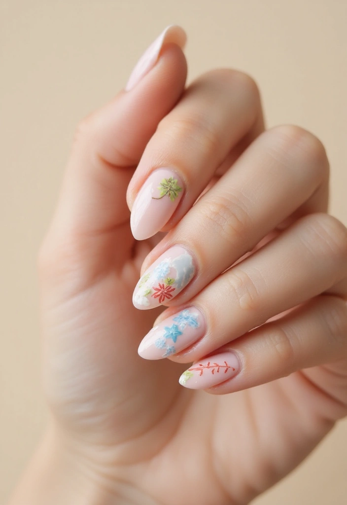 25 Minimalist Nail Trends That Make a Big Impact in 2025 - 25. Seasonal Minimalism