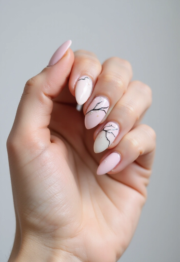 25 Minimalist Nail Trends That Make a Big Impact in 2025 - 8. Abstract Line Art