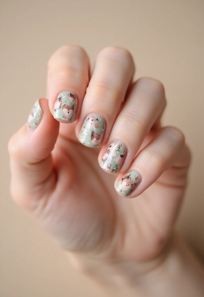 25 Short Nail Ideas That Are Easy and Stylish for Daily Wear - 16. Whimsical Animal Prints