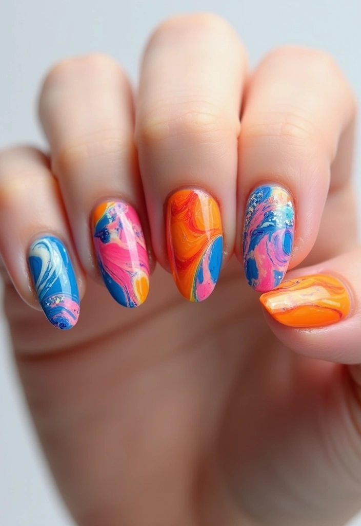 25 Short Nail Ideas That Are Easy and Stylish for Daily Wear - 17. Abstract Art
