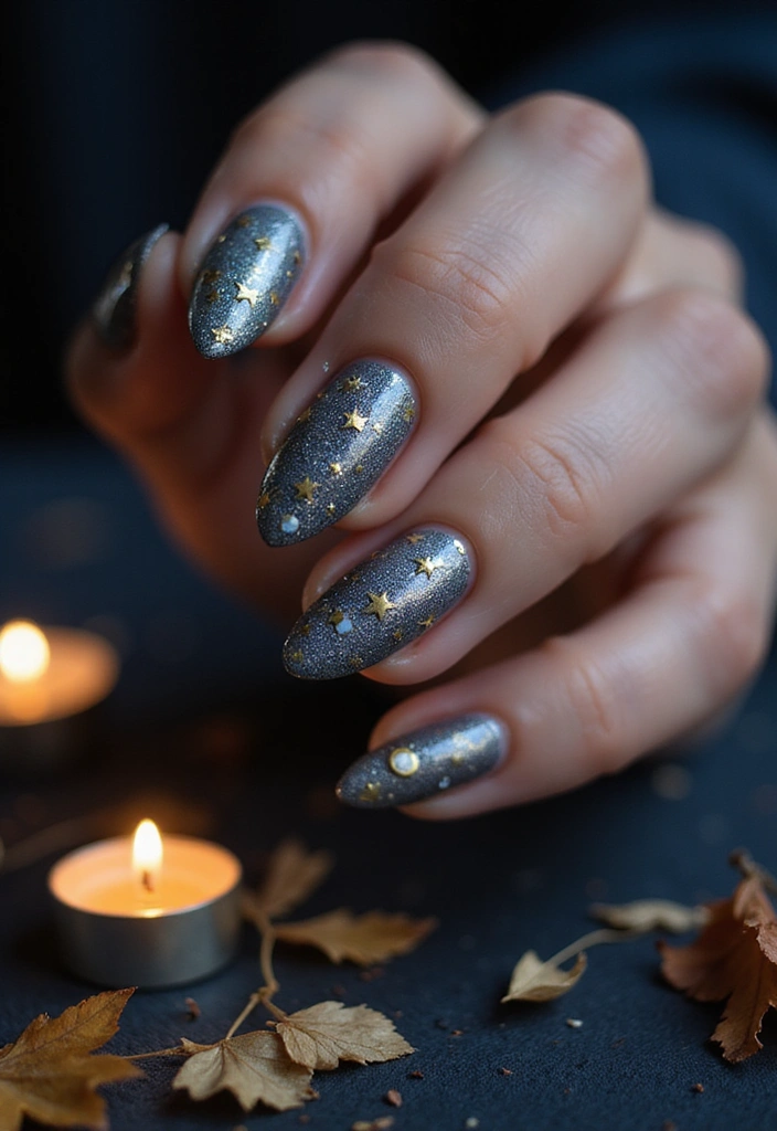 25 Thanksgiving Nail Designs That Match Your Feast Fit - 5. Harvest Moon